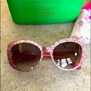 Kate Spade Sparkle Pink sunglasses